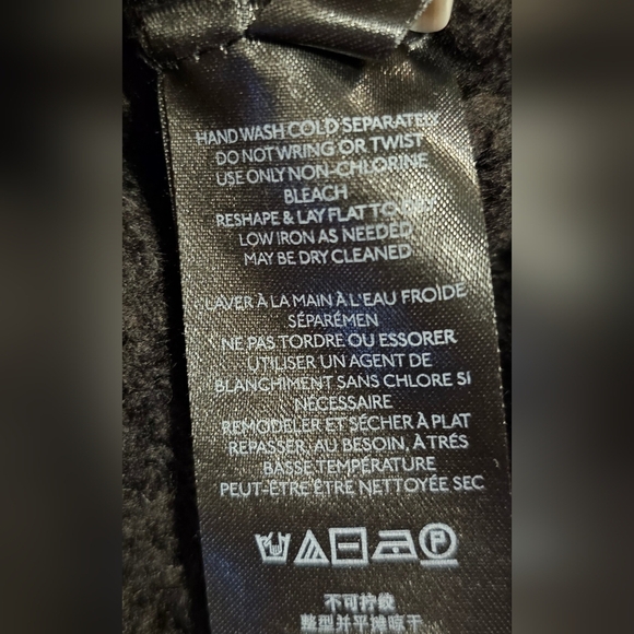 Free People Carter Pullover Sweater SMALL Black Oversized Relaxed Fit - Picture 9 of 9